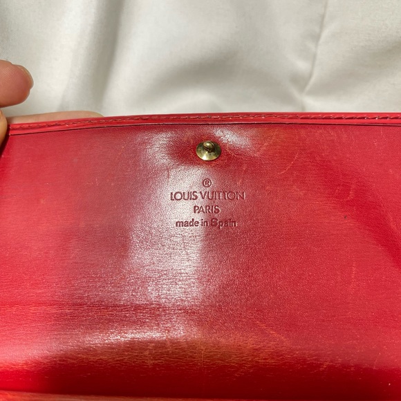 LV Red Epi Long Wallet - Picture 10 of 14